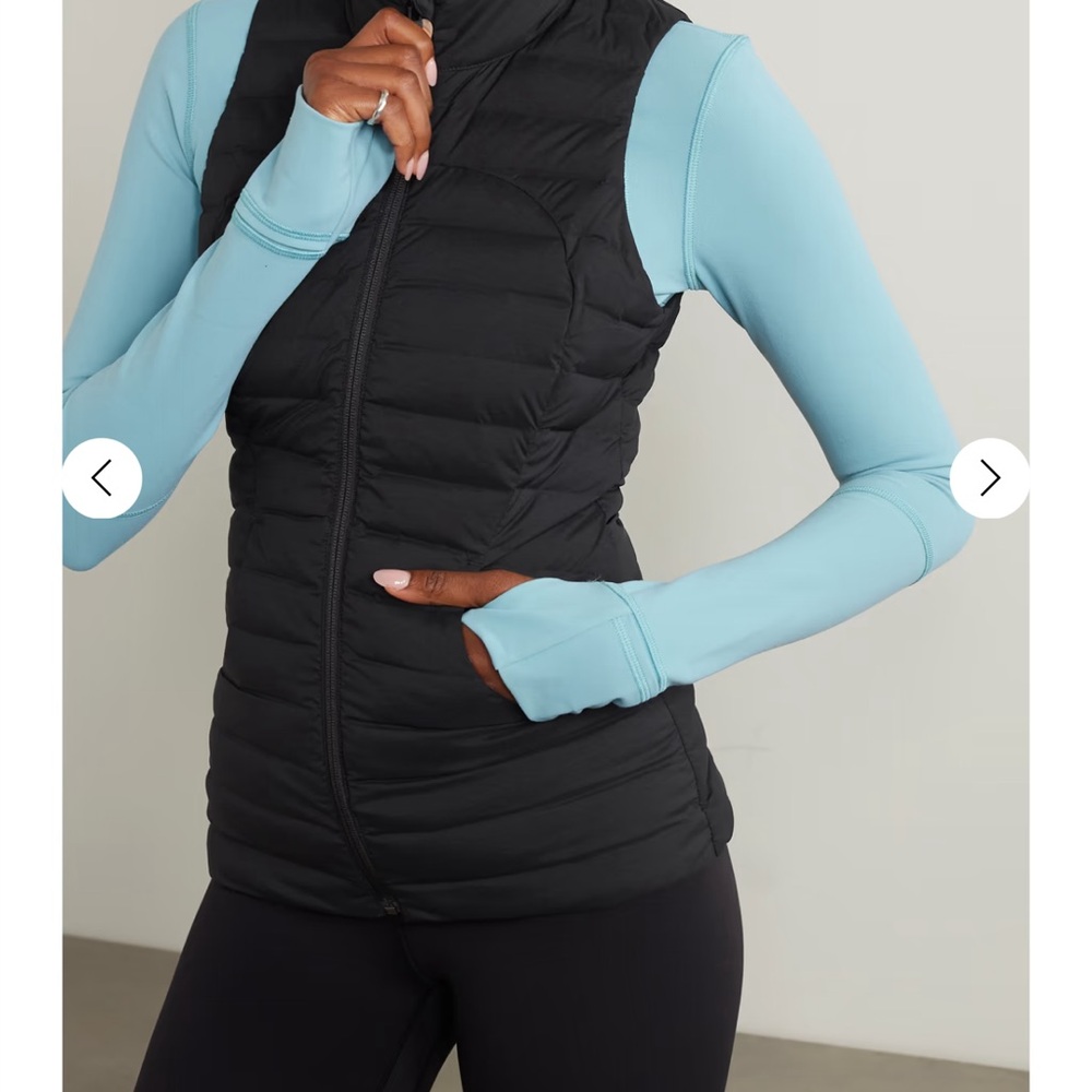 Lululemon Pack it Down Quilted Glyde down vest. Like new.